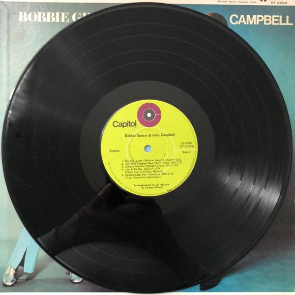 Bobbie Gentry And Glen Campbell Vinyl Lp - Picture 7 of 9